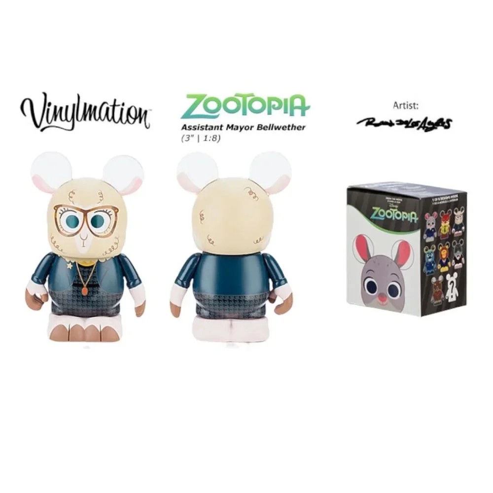 Disney Store Zootopia Assistant Mayor Bellwether Sheep Vinylmation 3” Figure - Picture 6 of 6